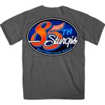 2025 Sturgis Motorcycle Rally Rally Logo Heather Charcoal Men’s T-Shirt - Image 2