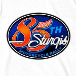 2025 Sturgis Motorcycle Rally Rally Logo White Men’s T-Shirt - Image 5