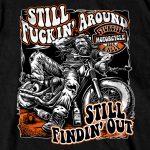 2025 Sturgis Motorcycle Rally Still Fuckin Around Black T-Shirt SPB1163 - Image 5