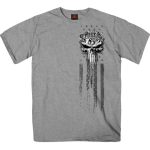 2025 Sturgis Motorcycle Rally Badass Skull Heather Grey Men’s T-Shirt