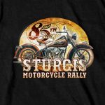 2025 Sturgis Motorcycle Rally Drafting SS Black T-shirt SPB1173 - Image 4