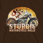 2025 Sturgis Motorcycle Rally Drafting Chocolate SS T-Shirt SPB1174 - Image 4