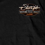 2025 Sturgis Motorcycle Rally Attractions Men’s Black T-Shirt - Image 4