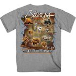 2025 Sturgis Motorcycle Rally Attractions Men’s Heather Gray T-Shirt - Image 2