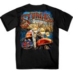 2025 Sturgis Motorcycle Rally Rushmore Black Men’s T-Shirt - Image 2
