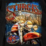 2025 Sturgis Motorcycle Rally Rushmore Black Men’s T-Shirt - Image 5