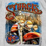 2025 Sturgis Motorcycle Rally Rushmore Ash Men’s T-Shirt - Image 5
