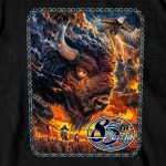 2025 Sturgis Motorcycle Rally American Bison SS Black T-shirt SPB1188 - Image 5