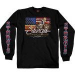 Hot Leathers SPB2094 Men’s Black 2023 Sturgis Rally Rushmore Long Sleeve Shirt - Image 3