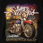 Hot Leathers SPB2094 Men’s Black 2023 Sturgis Rally Rushmore Long Sleeve Shirt - Image 4