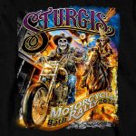 2025 Sturgis Motorcycle Rally #1 Ghost Rider Black Men’s Long Sleeve Shirt - Image 4