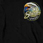 2025 Sturgis Motorcycle Rally Scenic Eagle Black Men’s Long Sleeve Shirt - Image 3