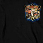 2025 Sturgis Motorcycle Rally Rushmore Black Men’s Long Sleeve Shirt - Image 3