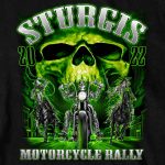 Hot Leathers SPB3001 Men’s Black Sturgis 2022 Skull Riders Sleeveless Shirt - Image 2