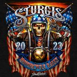 Hot Leathers SPB4067 Men’s Black 2023 Sturgis # 1 American Double Sided Print Hoodie - Image 5