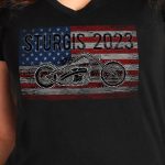Hot Leathers SPL1831 Women’s Black 2023 Sturgis Motorcycle Rally Bling Bike T-Shirt - Image 2