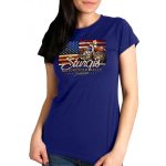 Hot Leathers SPL1853 Women’s Navy 2023 Sturgis Rally Rushmore T-Shirt - Image 4