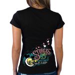 2025 Sturgis Women’s Motorcycle Rally Pink Lady Black Ladies T-Shirt - Image 2