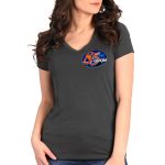 2025 Sturgis Women’s Motorcycle Rally Rally Logo Charcoal Ladies T-Shirt