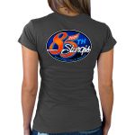 2025 Sturgis Women’s Motorcycle Rally Rally Logo Charcoal Ladies T-Shirt - Image 2