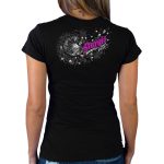 2025 Sturgis Women’s Motorcycle Rally Dandelion Black Ladies T-Shirt - Image 2