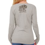 Hot Leathers SPL3839 Women’s 2023 Sturgis Buffalo Symbol Long Sleeve Shirt - Image 2