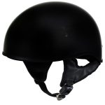 Hot Leathers HLT68 ‘The O.G.’ Gloss Black DOT Half Helmet with Milwaukee Leather MP7922FMSET Heated Balaclava Bundle - Image 4