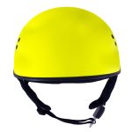 Milwaukee Helmets T68 The O.G. Hi-Vis Neon Yellow Motorcycle DOT Approved Skull Cap Half Helmet Biker - Image 4