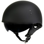 Hot Leathers T72 ‘Black Widow’ Flat Black DOT Half Helmet for Men and Women w/ MP7922FMSET Heated Balaclava Bundle - Image 4