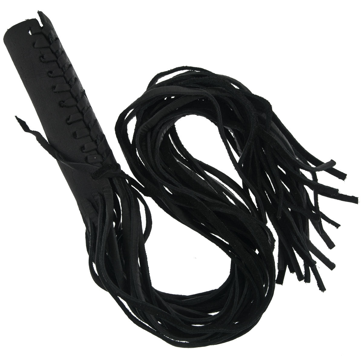 Hot Leathers Black Throttle Cover with 20″ Fringe TCB1002