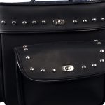 Hot Leathers TRB1005 Motorcycle PVC Waterproof Studded Travel Bag 13X13X7 - Image 2