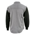 NexGen DM4444 Men’s Grey with Black Long Sleeve Button Down Shirt - Image 2