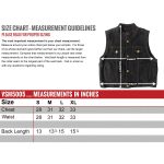 Hot Leathers VSK1004 Kids Toddler Black Denim Vest - Image 2