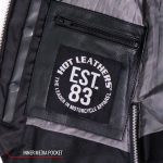 Hot Leathers VSL1016 Ladies ‘Rhinestone’ Black Leather MC Vest - Image 8
