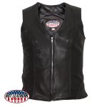 Hot Leathers VSL5003 USA Made Ladies Leather Vest with Front Zipper - Image 8