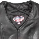 Hot Leathers VSL5003 USA Made Ladies Leather Vest with Front Zipper - Image 3