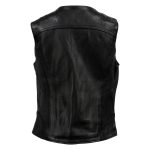 Milwaukee Leather USA MADE MLVSL5003 Women’s Black Speed Queen Motorcycle Leather Vest with Front Zipper - Image 7