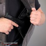 Hot Leathers VSM1035 Men’s Distressed Brown ‘Conceal and Carry’ Club Leather Vest - Image 5