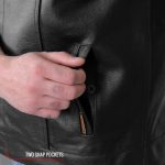 Hot Leathers VSM1039 Men’s Black ‘Conceal and Carry’ Club Leather Vest - Image 7