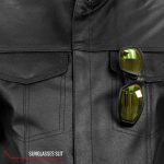 Hot Leathers VSM1039 Men’s Black ‘Conceal and Carry’ Club Leather Vest - Image 5