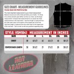 Hot Leathers VSM1041 Men’s Rub-Off Grey ‘Side Lace’ Club Leather Vest - Image 3