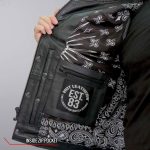 Hot Leathers VSM1049 Men’s Black Paisley Conceal and Carry Motorcycle Club Style Leather Vest - Image 9