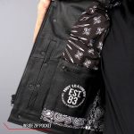 Hot Leathers VSM1049 Men’s Black Paisley Conceal and Carry Motorcycle Club Style Leather Vest - Image 7