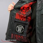 Hot Leathers VSM1051 Men’s Black Celtic Cross Conceal and Carry Leather Vest - Image 8