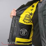 Hot Leathers VSM1053 Men’s Black Dont Tread On Me Conceal and Carry Leather Vest - Image 7