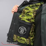Hot Leathers VSM1058 Men’s Black Camo Flag Conceal and Carry Leather Vest - Image 7