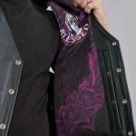 Hot Leathers VSM1063 Men’s Black ‘Blessed’ Conceal and Carry Side Lace Leather Vest - Image 8