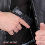 Hot Leathers VSM1064 Men’s Black ‘Viking Warrior’ Conceal and Carry Side Lace Leather Vest - Image 10
