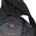 Hot Leathers VSM1201 Men’s Black Motorcycle Biker Club Style Vest with Hoodie - Image 4