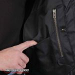 Hot Leathers VSM2002 Men’s Black ‘Back Off Finger’ Conceal and Carry Leather Vest - Image 7